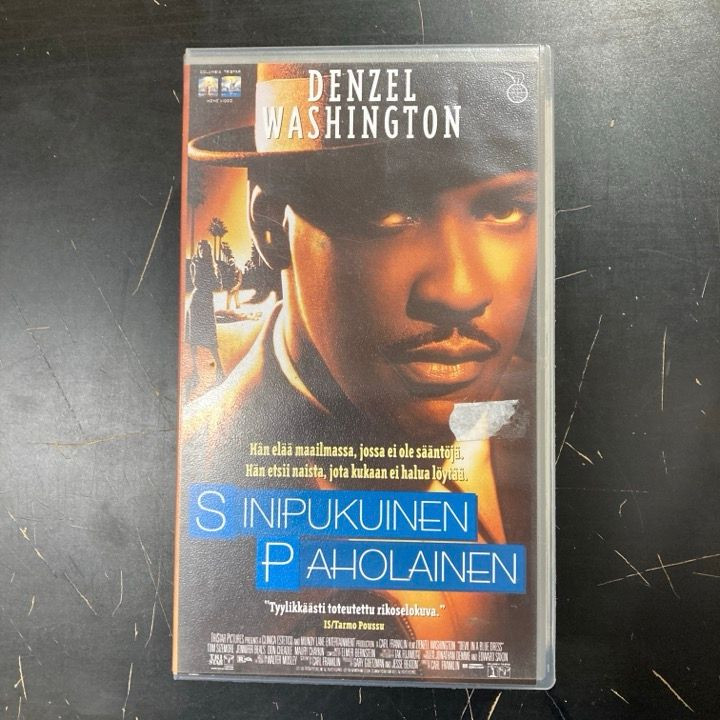 Sinipukuinen paholainen VHS (VG+/M-) -jännitys-